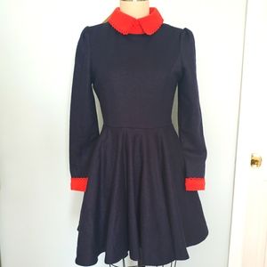 NWT "Wednesday" Lolita Dress Navy, S